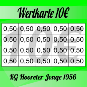 Faymonville Verzehrkarte 10 EUR Nachbestellung