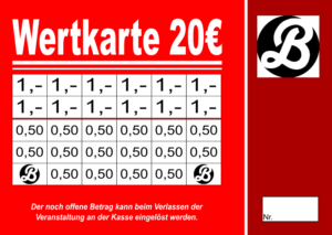 Meyer Verzehrkarten 20 EUR gestaltet und abgenommen