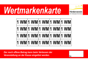 Fröschen Wertmarkenkarte gestaltet und abgenommen