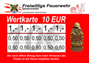 Matheis Verzehrkarte 10 EUR gestaltet und abgenommen