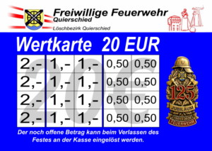 Matheis Verzehrkarte 20 EUR gestaltet und abgenommen