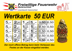 Matheis Verzehrkarte 50 EUR gestaltet und abgenommen
