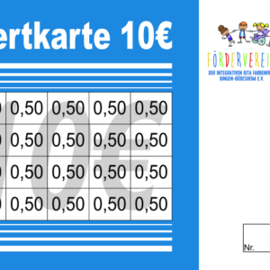 Weimer Verzehrkarte 10 EUR Nachbestellung
