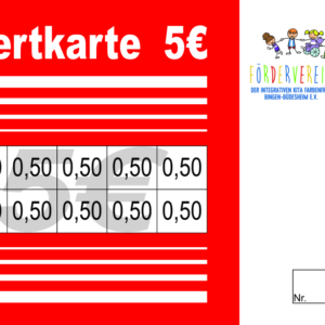 Weimer Verzehrkarte 5 EUR Nachbestellung