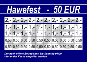 Dresen Verzehrkarte 50 EUR Nachbestellung
