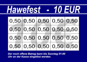 Dresen Verzehrkarte 10 EUR Nachbestellung