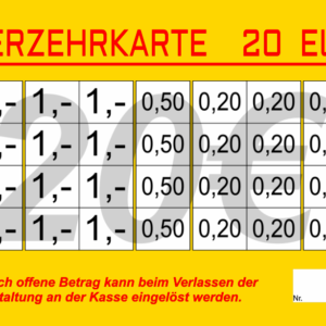 Hoffmann Verzehrkarte 20 EUR Nachbestellung