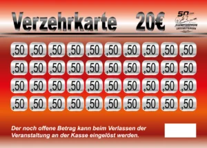 Leeb Verzehrkarte 20 EUR gestaltet und abgenommen