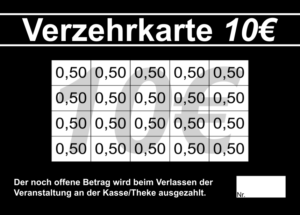Poth Verzehrkarte 10 EUR gestaltet und abgenommen