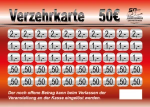Leeb Verzehrkarte 50 EUR gestaltet und abgenommen