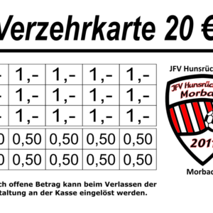 Riemann Verzehrkarte 20 EUR Nachbestellung