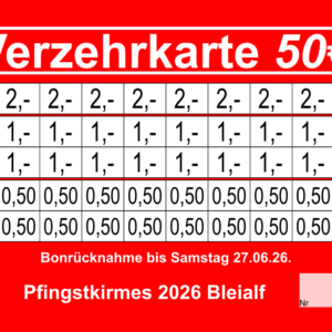 Zwicker Verzehrkarte 50 EUR gestaltet und abgenommen