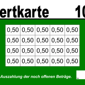 Dördelmann Verzehrkarte 10 EUR gestaltet und abgenommen