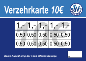 Kessels Verzehrkarte 10 EUR Nachbestellung