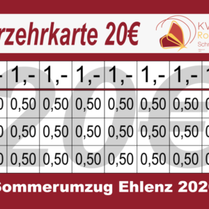 Steinbach Verzehrkarte 20 EUR gestaltet und abgenommen