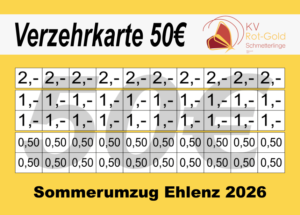 Steinbach Verzehrkarte 50 EUR gestaltet und abgenommen
