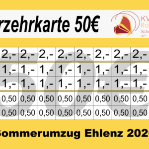 Steinbach Verzehrkarte 50 EUR gestaltet und abgenommen