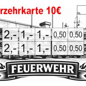 Schlachter Verzehrkarte 10 EUR gestaltet und abgenommen