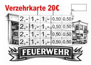 Schlachter Verzehrkarte 20 EUR gestaltet und abgenommen
