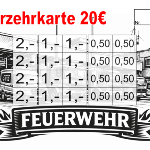 Schlachter Verzehrkarte 20 EUR gestaltet und abgenommen