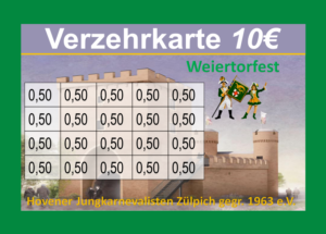 Koch Verzehrkarte 10 EUR gestaltet und abgenommen