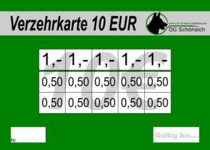 Hoffstadt Verzehrkarte 10 EUR Nachbestellung