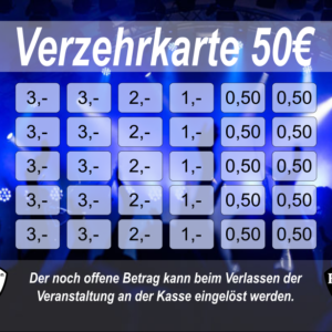 Bohnert 50 EUR Verzehrkarten gestaltet und abgenommen