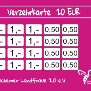 Gräf Verzehrkarte 10 EUR angepasst