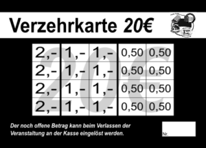 Schmid Verzehrkarten 20 EUR gestaltet und abgenommen