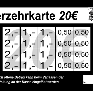 Schmid Verzehrkarten 20 EUR gestaltet und abgenommen