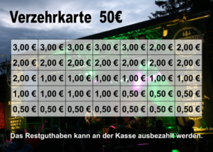 Lehmann Verzehrkarte 50 EUR gestaltet und abgenommen