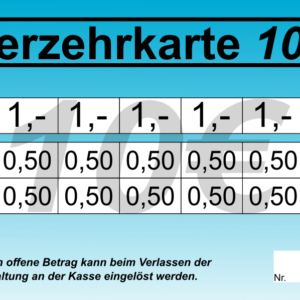 Dörr Verzehrkarte 10 EUR Nachbestellung