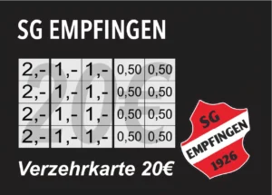Mangold Verzehrkarte 20 EUR zum Drucken aufbereitet und abgenommen