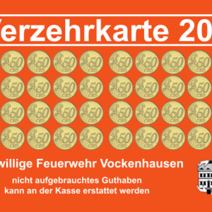 Hefter Verzehrkarte 20 EUR Nachbestellung