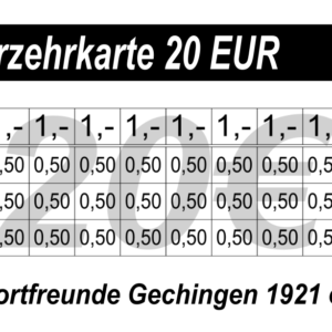 Mäutner Verzehrkarte 20 EUR gestaltet und abgenommen