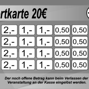 Fessler Verzehrkarte 20 EUR Nachbestellung