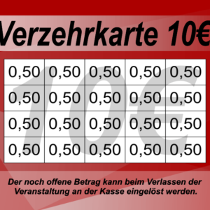 Mommertz Verzehrkarte 10 EUR erstellt
