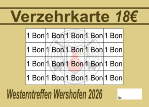 Pütz Verzehrkarte 18 EUR gestaltet und abgenommen