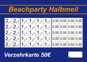 Armbruster Verzehrkarten 50 EUR gestaltet und abgenommen