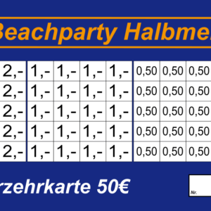 Armbruster Verzehrkarten 50 EUR gestaltet und abgenommen