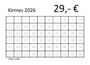 Lorenz Verzehrkarte zum Druck aufbereitet