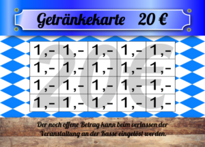 Schneider Verzehrkarte 20EUR Nachbestellung